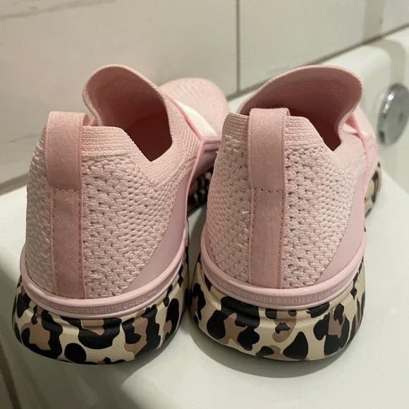NEW APL Techloom Bliss Pink & Leopard Slip-On Sneakers - Picture 8 of 9